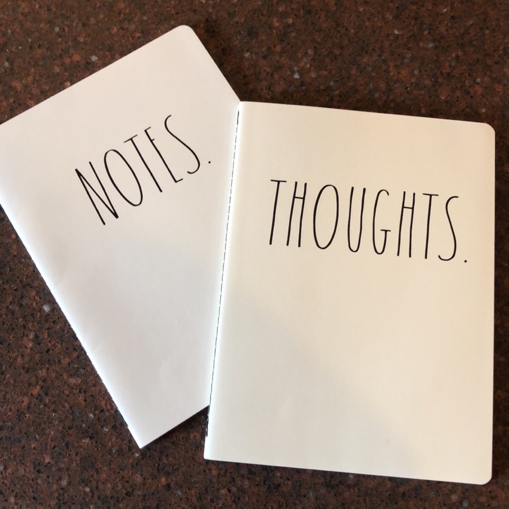 RAE DUNN Notebook 2-Pack | NOTES & THOUGHTS